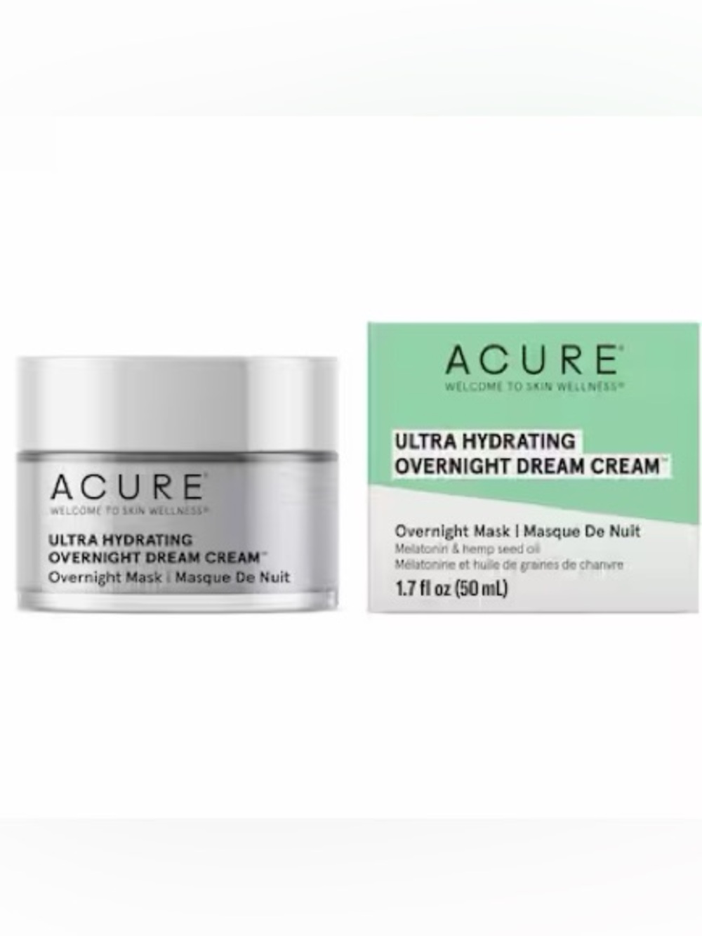 Acure Ultra Hydrating Overnight Dream Cream | Overnight Mask Face Cream
